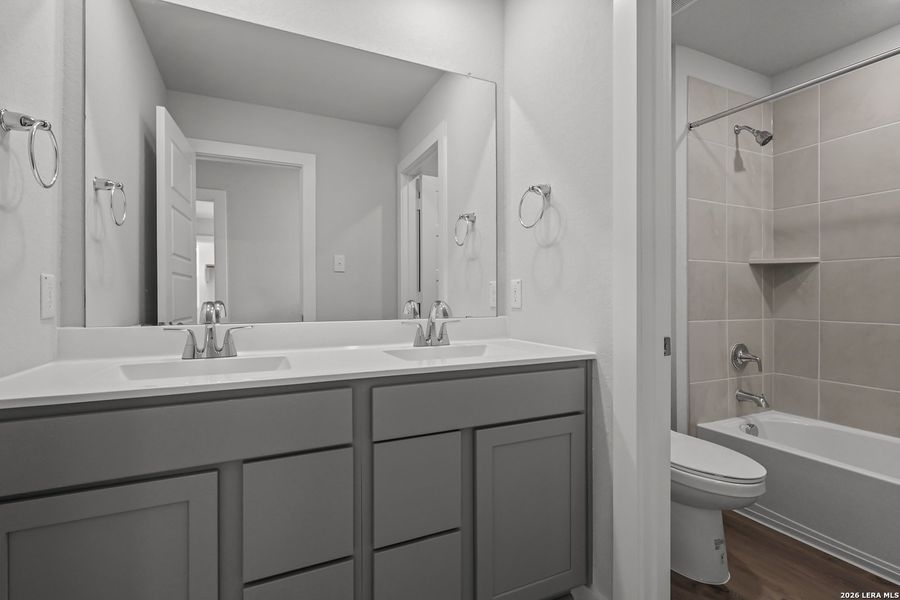 Furnished interior view inside a new home in Applewhite Meadows, San Antonio (Image 7).