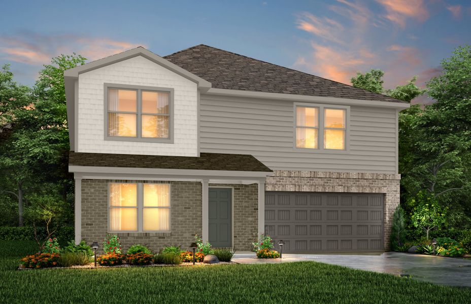 Representative exterior photo of a completed home built from the Jefferson by National HomeCorp in Lincolnton, Lincolnton, NC (Image 29).