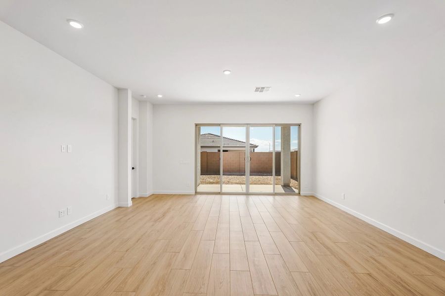 Great room with 4 panel slider upgrade Great room with 4 panel slider upgrade