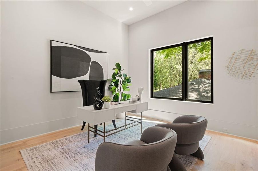 Furnished interior view inside a new home in , Atlanta (Image 33).