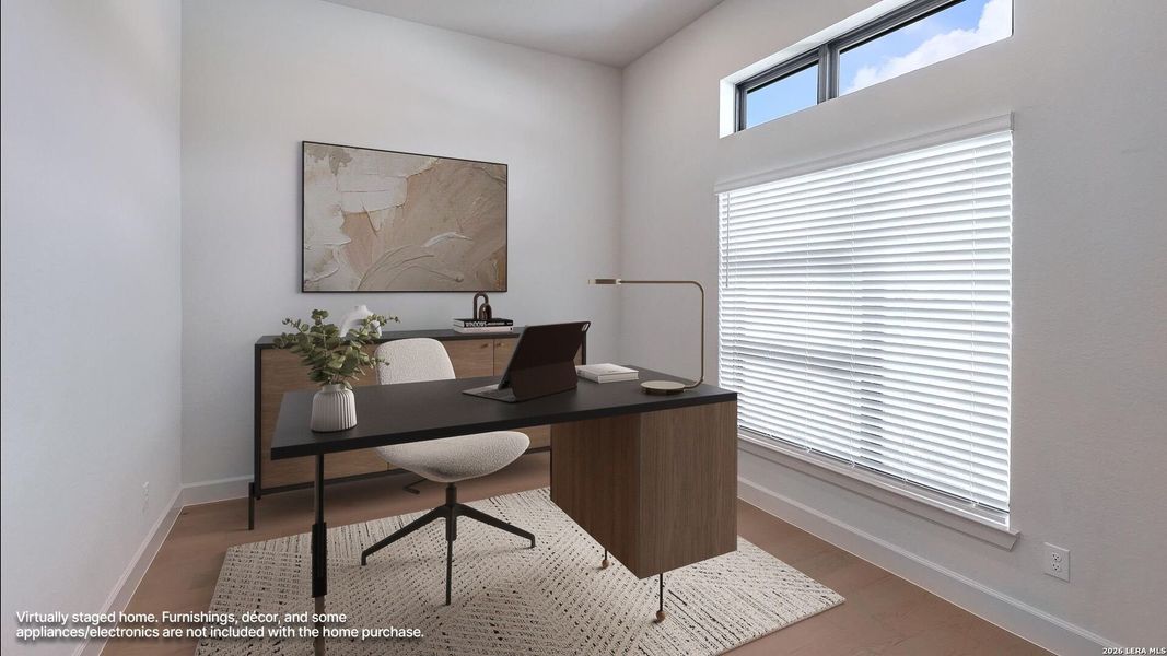 Furnished interior view inside a new home in George's Ranch, Boerne (Image 13).