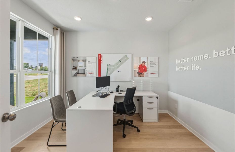 Representative furnished interior of a home built from the Hewitt by Centex in Vantage, San Marcos (Image 41).