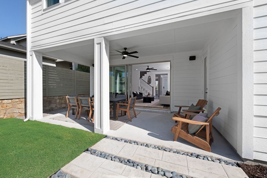 Representative exterior details of a home built from the Magnolia by Tri Pointe Homes in Landmark, Denton (Image 3). Representative exterior details of a home built from the Magnolia by Tri Pointe Homes in Landmark, Denton (Image 3).