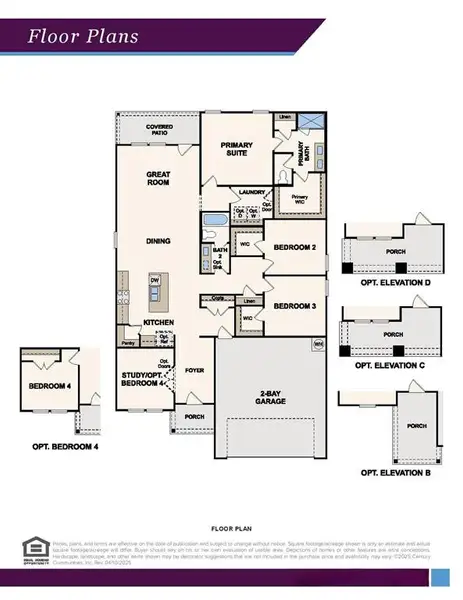 2D floor plan layout of this home in Lone Oak, Alvarado, TX (Image 5).