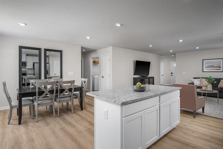 Representative furnished interior of a home built from the Tupelo by Ryan Homes in Williams Run, Bailey (Image 7).