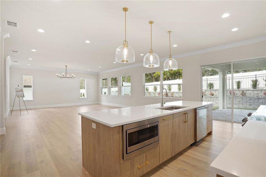 Furnished interior view inside a new home in , Apopka (Image 13).