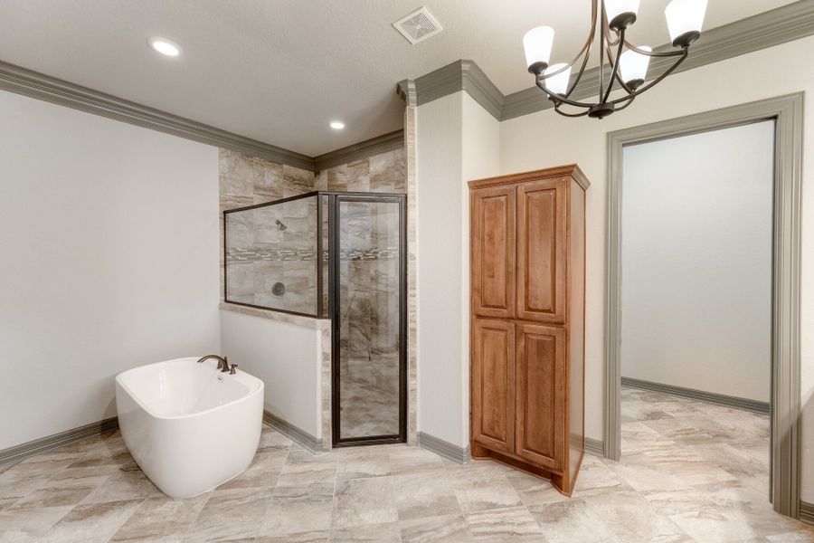 Representative furnished interior of a home built from the The Ridgeline by Whitestone Custom Homes in Johnson Ranch, Bulverde (Image 13). Representative furnished interior of a home built from the The Ridgeline by Whitestone Custom Homes in Johnson Ranch, Bulverde (Image 13).