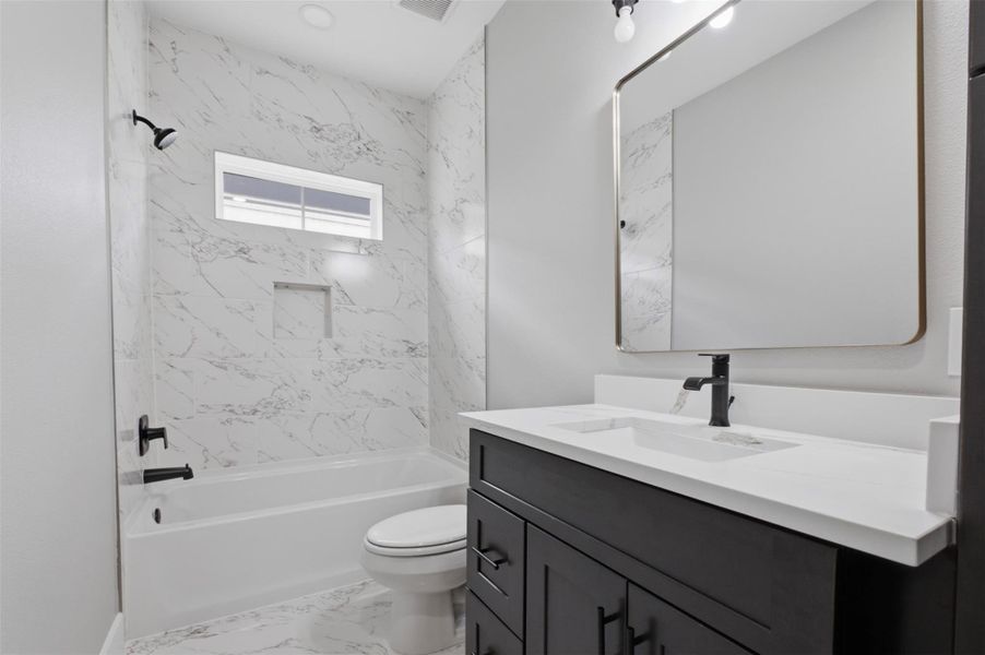 Furnished interior view inside a new home in , Houston (Image 14).