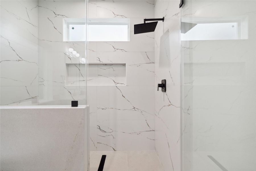 Close-up of interior finishes inside a home in , Houston (Image 18).