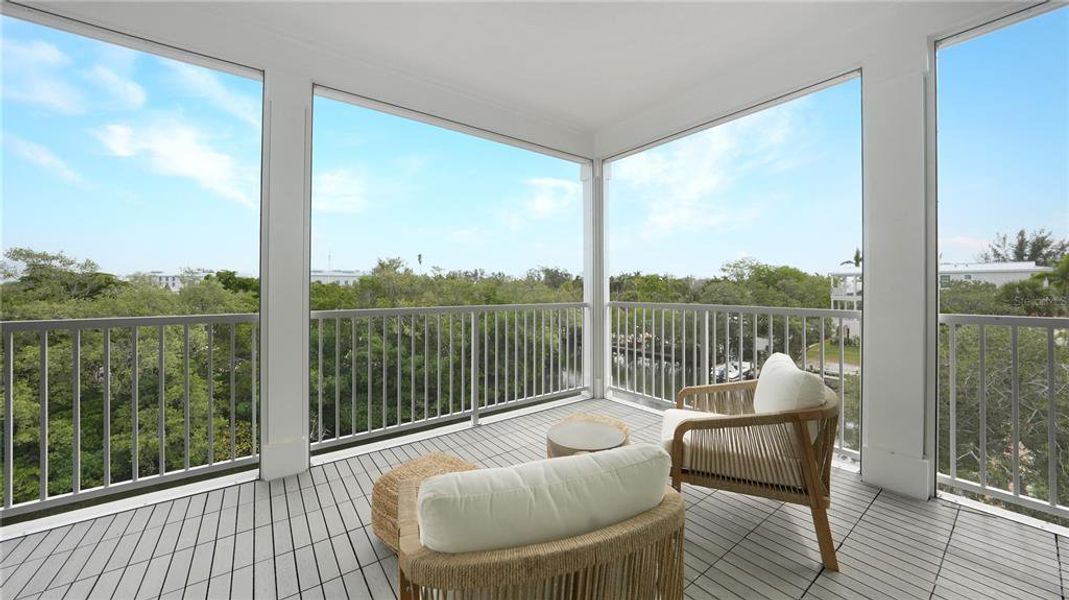 Exterior details and patio area of a home in , Cortez (Image 22).