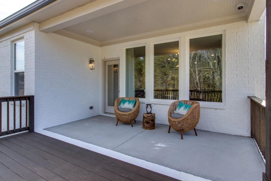 The Kinsley Outdoor Living Area The Kinsley Outdoor Living Area