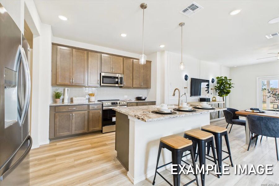 Furnished interior view inside a new home in Applewhite Meadows, San Antonio (Image 6).