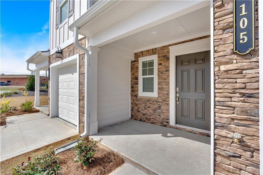Exterior details and patio area of a home in Village Green, Adairsville (Image 3). Exterior details and patio area of a home in Village Green, Adairsville (Image 3).