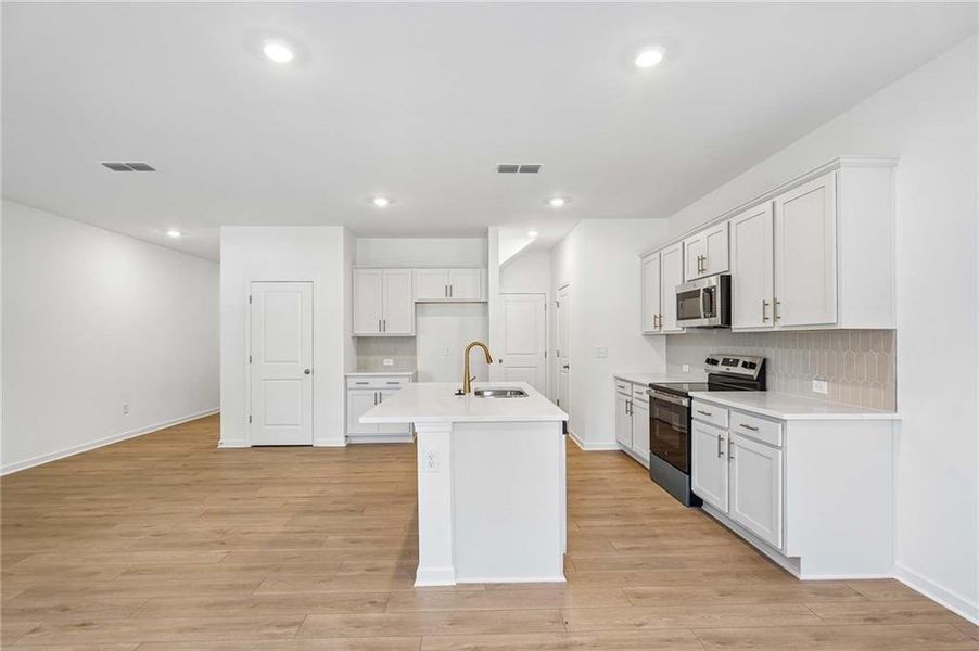 Furnished interior view inside a new home in Leydenview, Mableton (Image 12).