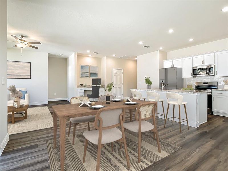 Furnished interior view inside a new home in , North Port (Image 18). Furnished interior view inside a new home in , North Port (Image 18).