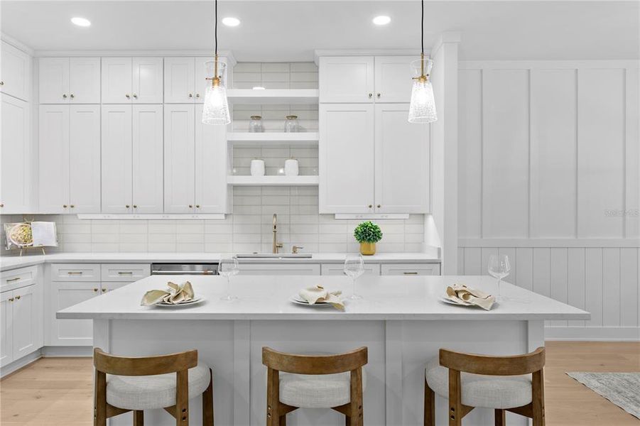 Furnished interior view inside a new home in , St. Petersburg (Image 15).