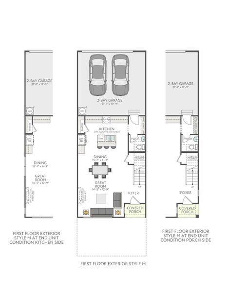 2D floor plan layout for the Avett by Tri Pointe Homes in North Bend, Charlotte, NC (Image 3). 2D floor plan layout for the Avett by Tri Pointe Homes in North Bend, Charlotte, NC (Image 3).
