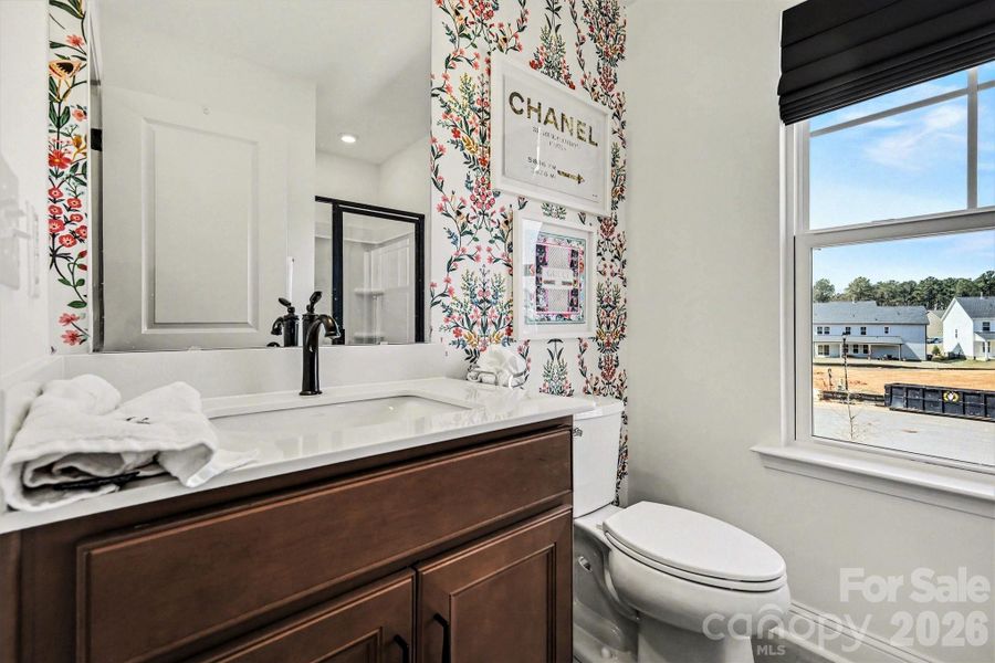 Furnished interior view inside a new home in Lakeside Glen, York (Image 30).