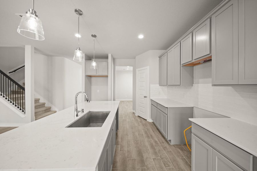 Furnished interior view inside a new home in Morton Creek Ranch, Katy (Image 9).