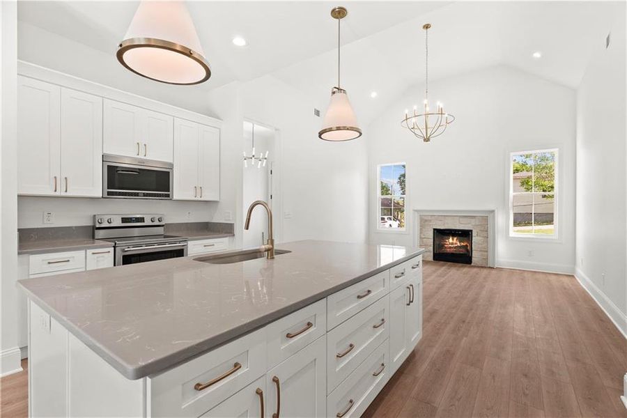 Furnished interior view inside a new home in , Calhoun (Image 14).