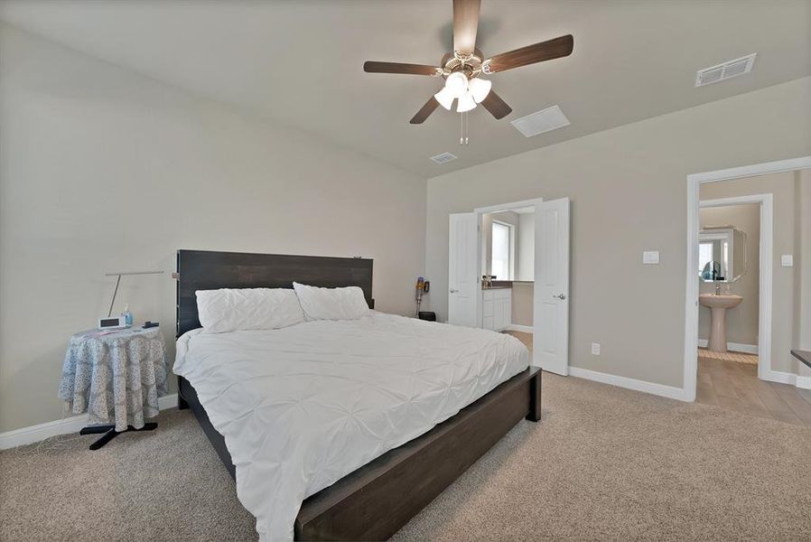 Furnished interior view inside a new home in Pecan Square, Northlake (Image 18).