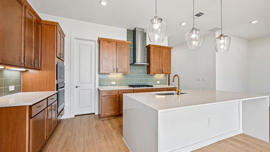 Furnished interior view inside a new home in The Enclave at Bar W Ranch, Leander (Image 10).
