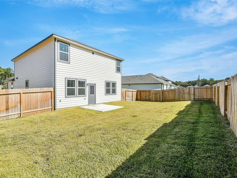 Exterior details and patio area of a home in Liberty Estates, Cleveland (Image 22). Exterior details and patio area of a home in Liberty Estates, Cleveland (Image 22).