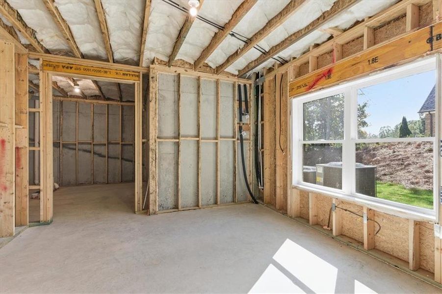 In-progress construction of a new home in The Estates at Hurricane Pointe, Douglasville, GA (Image 50).