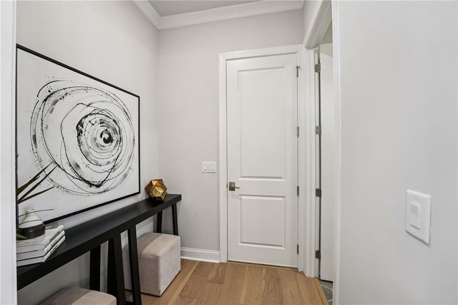 Furnished interior view inside a new home in Promenade at Sawnee Village, Cumming (Image 33).
