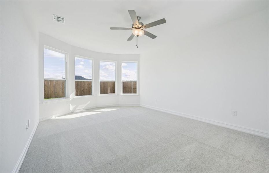 Spacious owner's suite highlighted by large windows