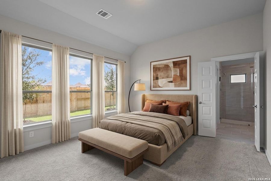 Furnished interior view inside a new home in Stillwater Ranch, San Antonio (Image 29).