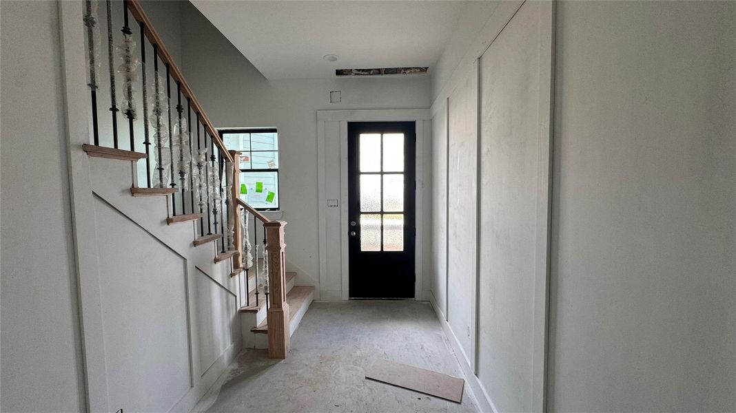 In-progress construction of a new home in Timbergrove Trails, Houston, TX (Image 3).