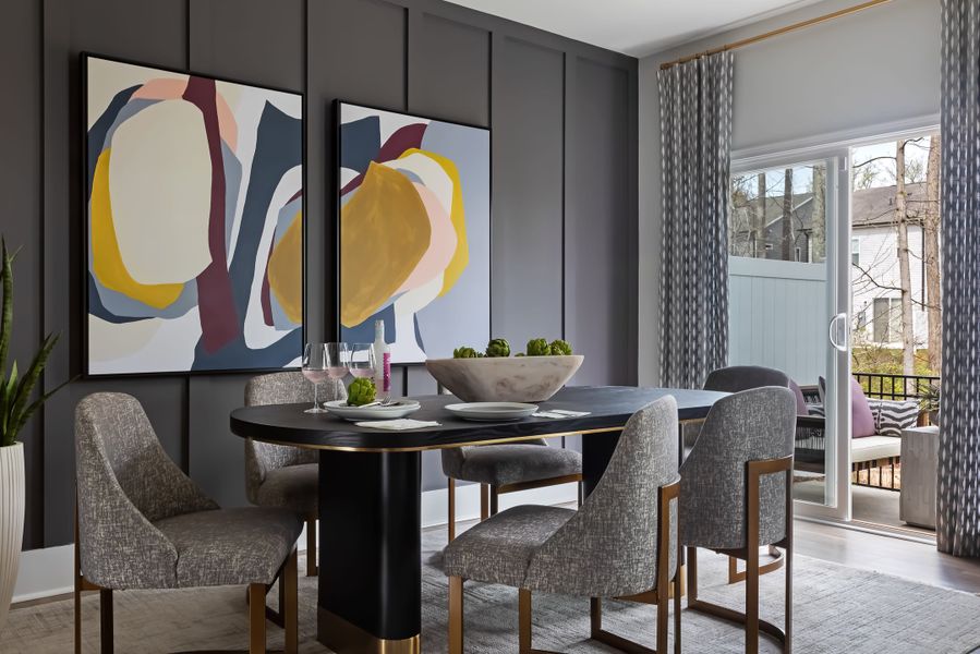 Furnished interior view inside a new home in Amplitude, Charlotte (Image 8).