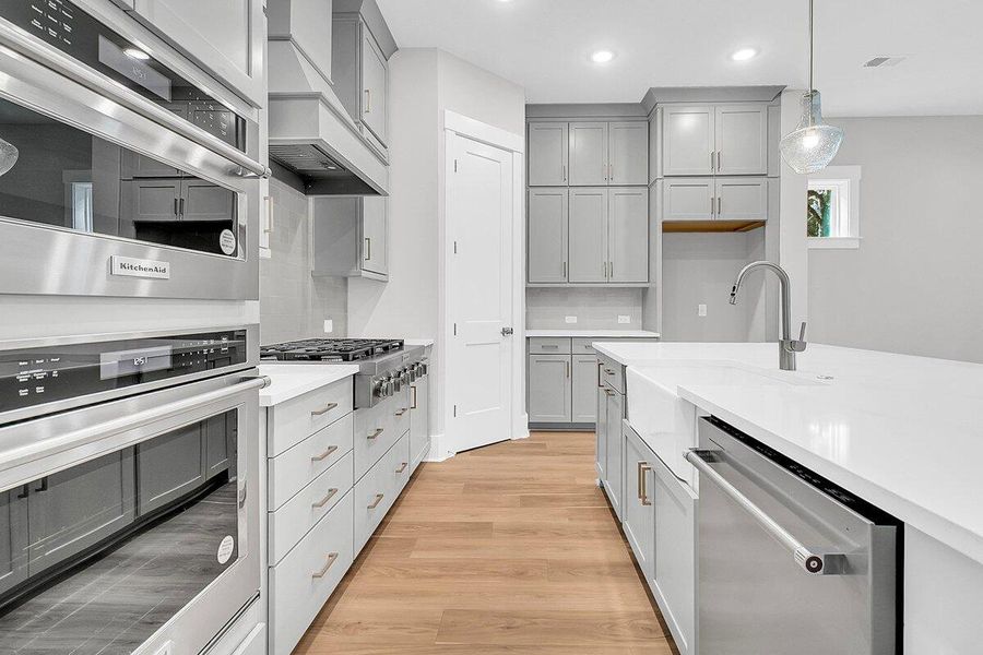 Furnished interior view inside a new home in Point Hope - Village Collection, Charleston (Image 12).