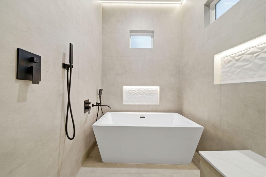 Furnished interior view inside a new home in , Houston (Image 13).