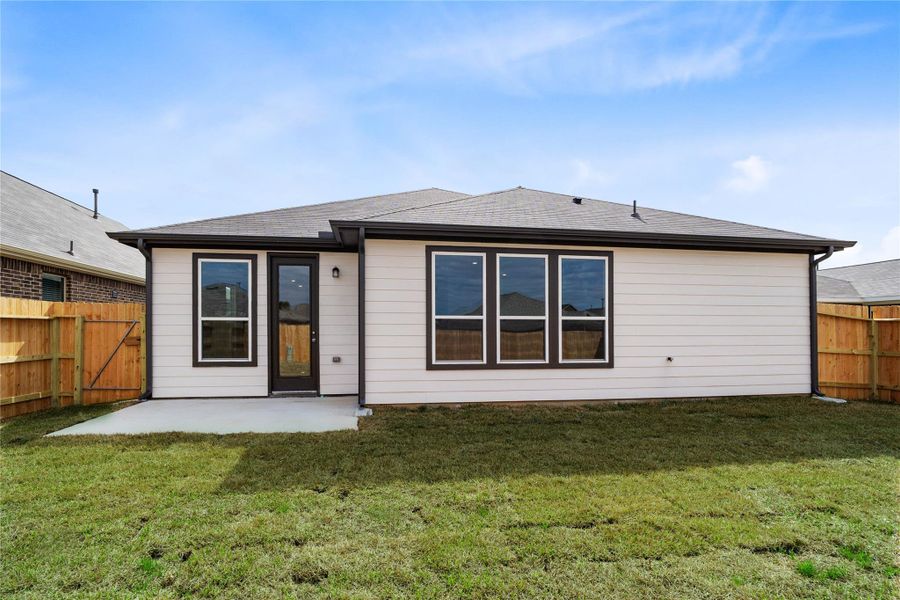 Come explore this expansive backyard featuring a spacious patio—perfect for outdoor living! There's ample space for kids to play and adults to unwind. Ideal for patio furniture, a BBQ pit, and so much more—the possibilities are endless! Come explore this expansive backyard featuring a spacious patio—perfect for outdoor living! There's ample space for kids to play and adults to unwind. Ideal for patio furniture, a BBQ pit, and so much more—the possibilities are endless!