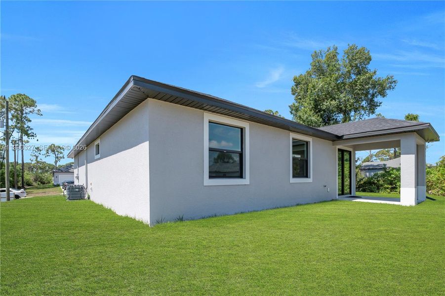 Exterior details and patio area of a home in , Labelle (Image 24). Exterior details and patio area of a home in , Labelle (Image 24).
