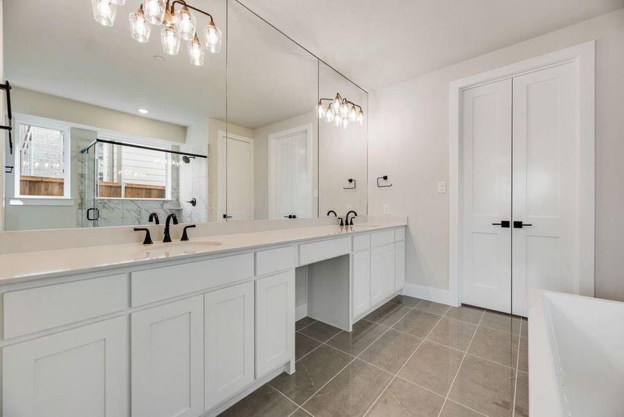 Furnished interior view inside a new home in Providence Cove, McKinney (Image 11).