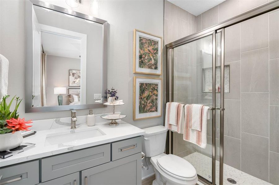 Furnished interior view inside a new home in Bella Terra, Hudson (Image 5).