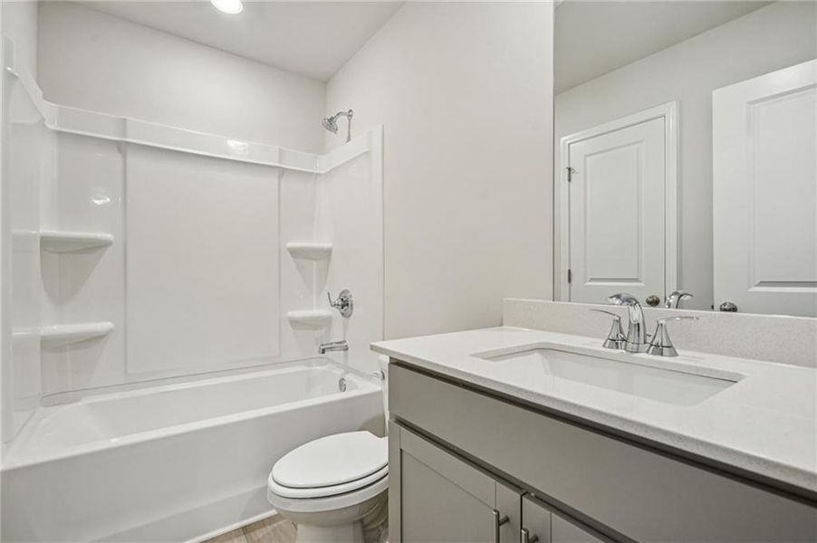 Furnished interior view inside a new home in Avalon - Reserve Series, Conyers (Image 12).