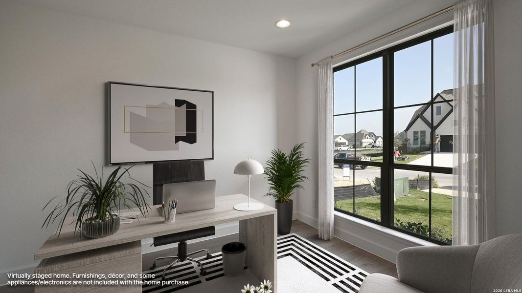 Furnished interior view inside a new home in Homestead, Schertz (Image 7).