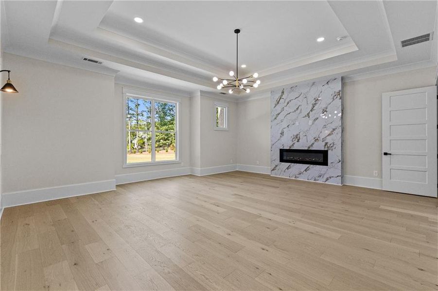 Spacious, unfurnished interior of a new home in , Monroe (Image 88).