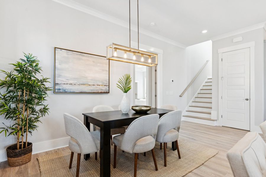 Furnished interior view inside a new home in , Summerville (Image 8).