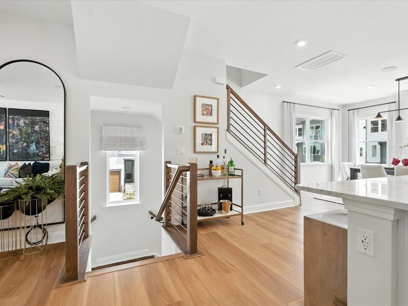 Representative furnished interior of a home built from the Beau by Tri Pointe Homes in Archer Row, Charlotte (Image 16).