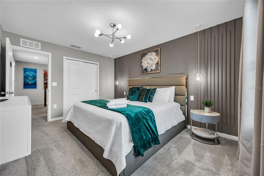 Furnished interior view inside a new home in , Kissimmee (Image 26).