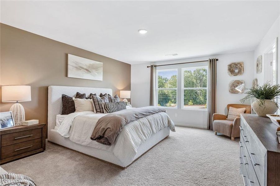 Furnished interior view inside a new home in Oak Grove Glen, Snellville (Image 28).