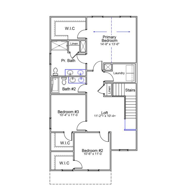 2D floor plan layout of this home in Mayfair Village, Spartanburg, SC (Image 4). 2D floor plan layout of this home in Mayfair Village, Spartanburg, SC (Image 4).