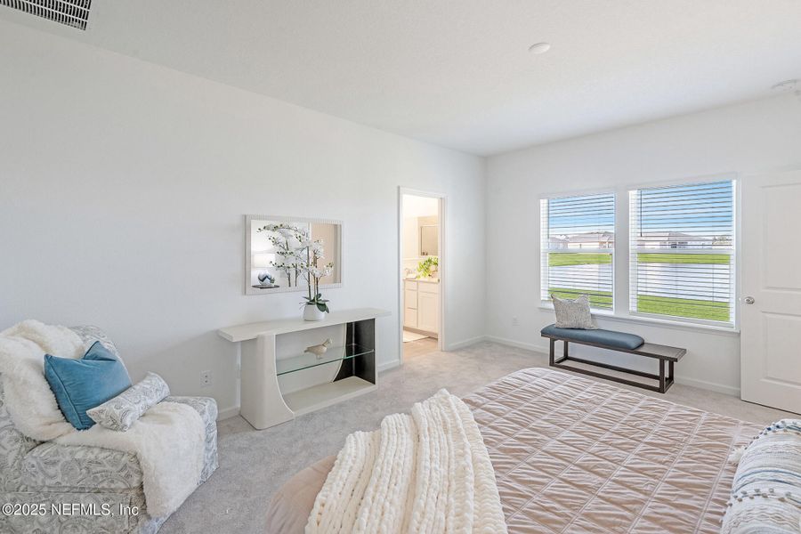 Furnished interior view inside a new home in Edenbrooke at Hyland Trail | 55+: Edenbrooke at Hyland Trail 50s, Green Cove Springs (Image 13).
