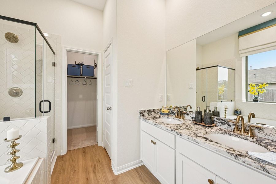 Furnished interior view inside a new home in Meadow Park, Conroe (Image 19).