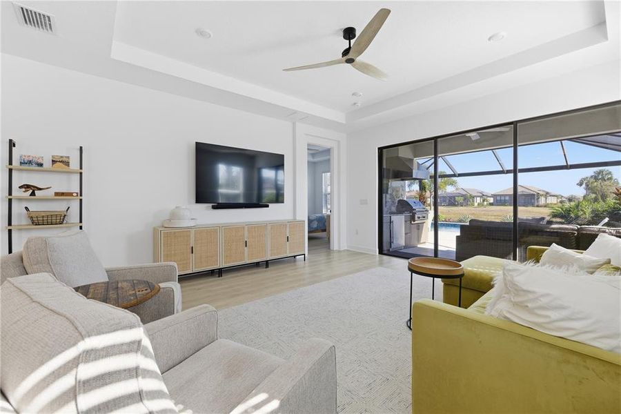 Furnished interior view inside a new home in , Bradenton (Image 12). Furnished interior view inside a new home in , Bradenton (Image 12).